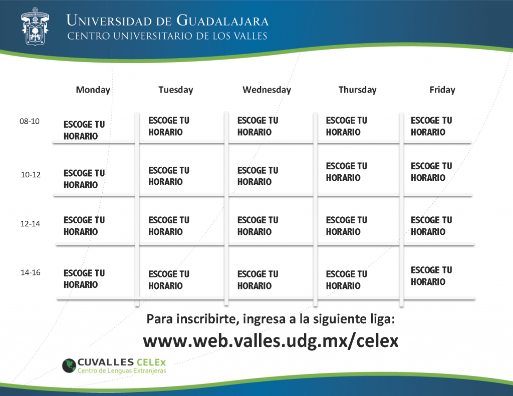 HORARIOS CELEX 2017A