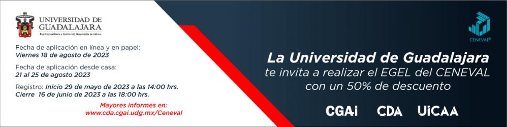 EGEL del CENEVAL  - 18 de agosto de 2023
