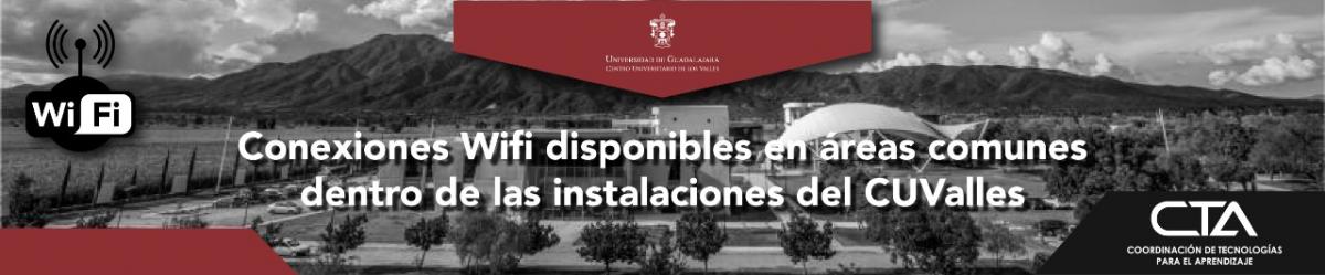 Conexiones Wifi disponibles en el CUValles 